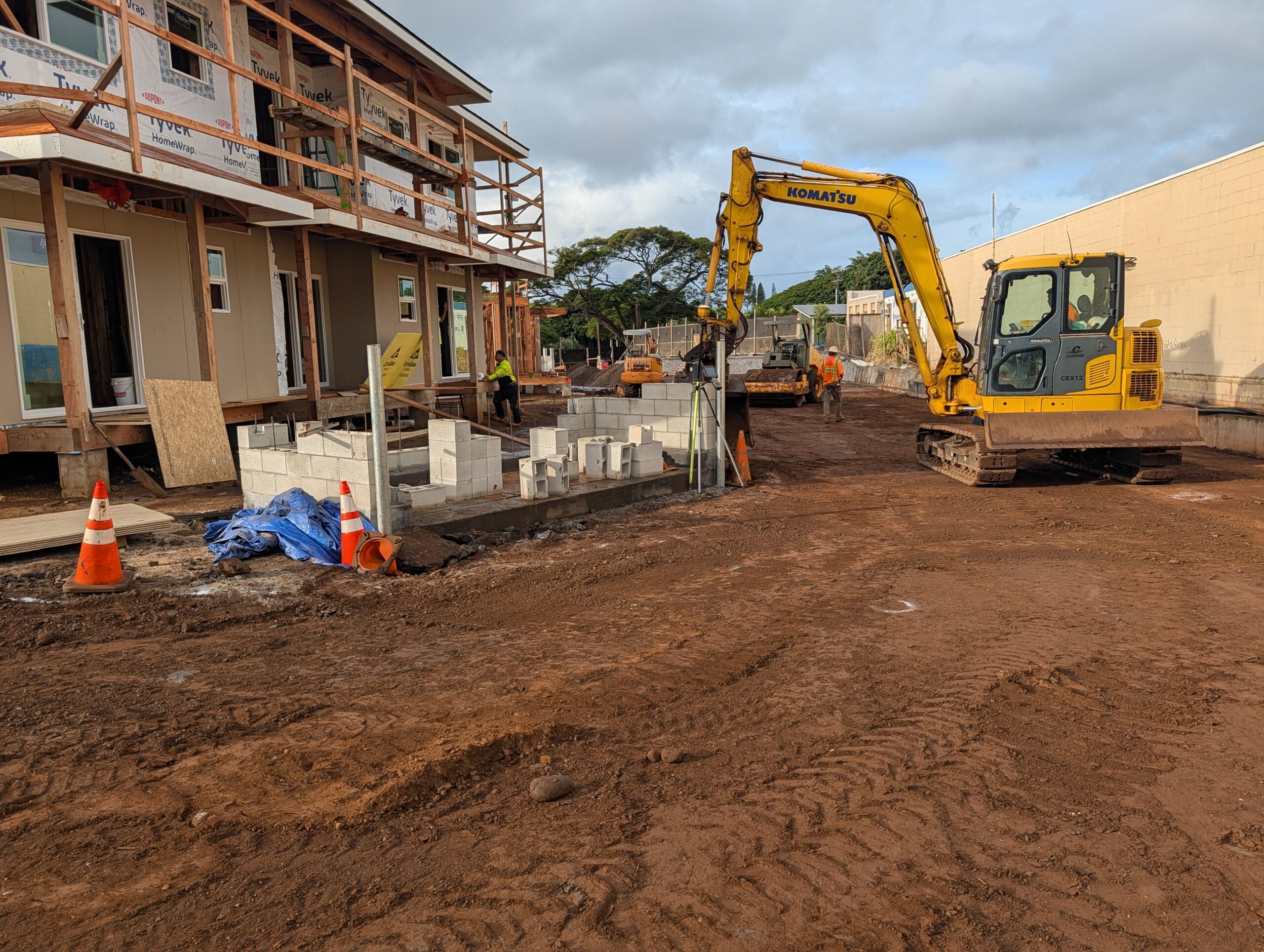 Roofing progress Kōloa Village November 2025