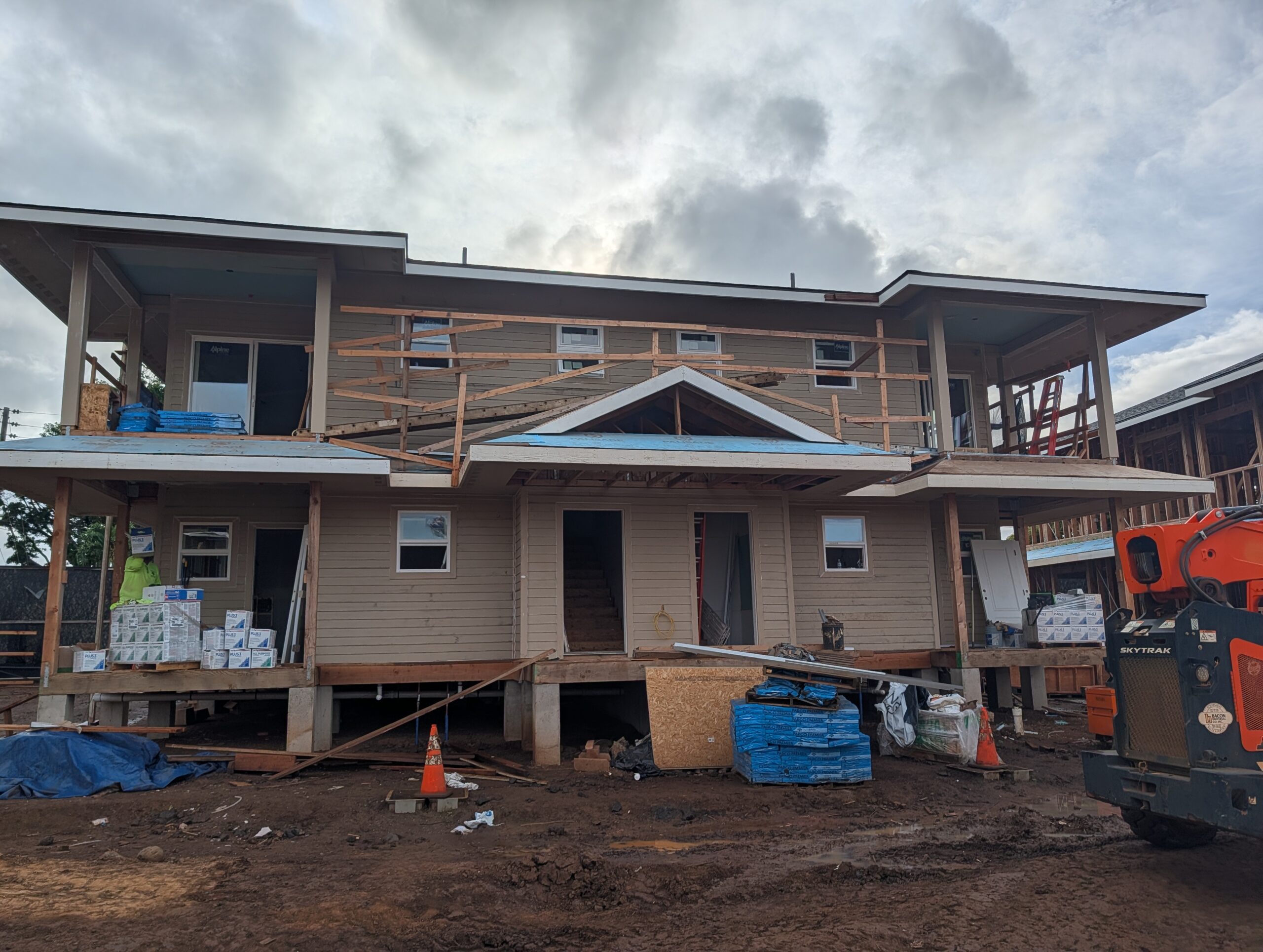Exterior painting and siding work Kōloa Village