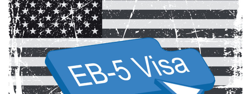 Button,Eb-5,Visa,On,A,Usa,Flag,Background.vector,Image,On