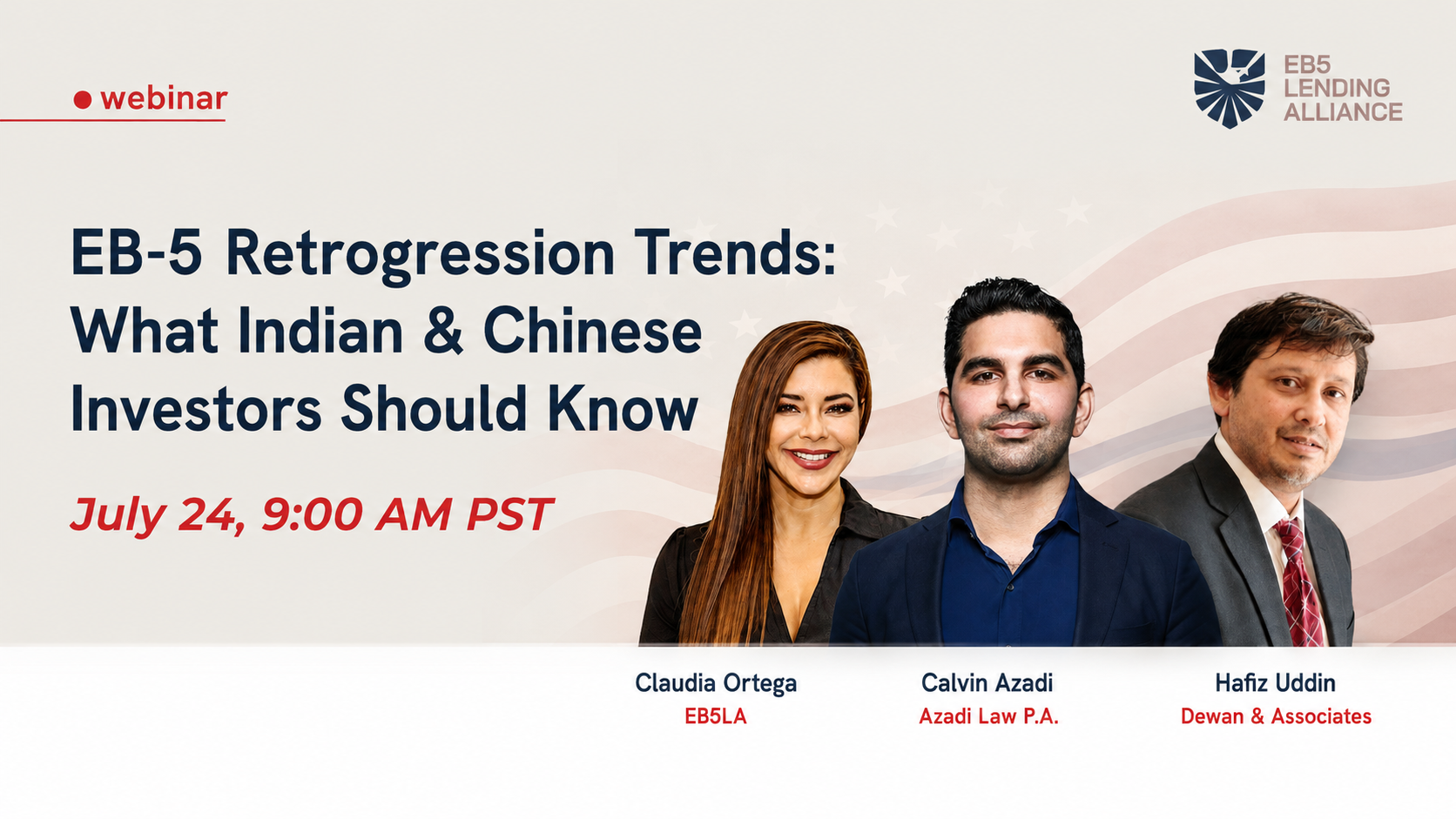 EB-5 retrogression EB5LA Webinar July 2026