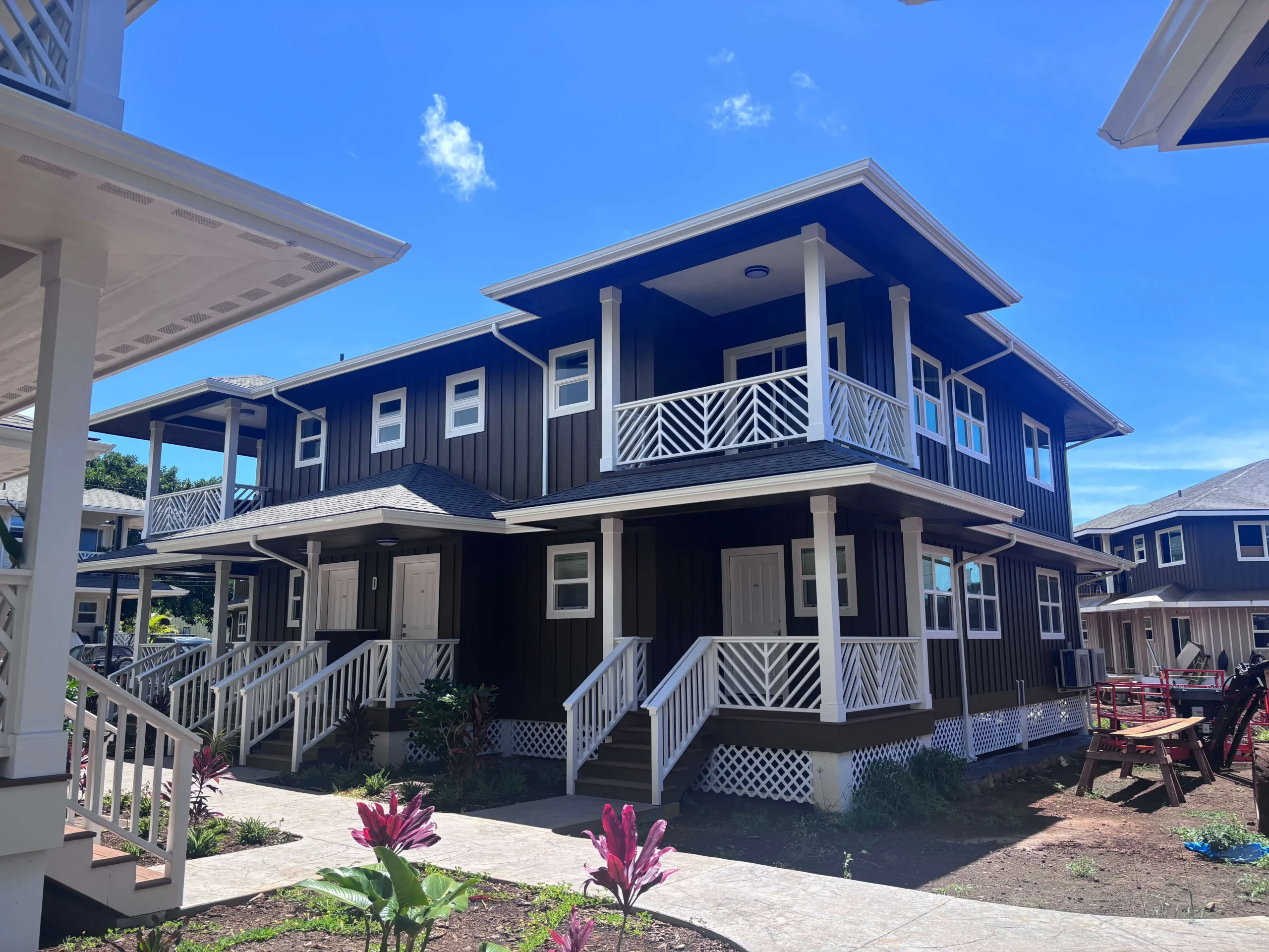 Occupied buildings at Koloa Village