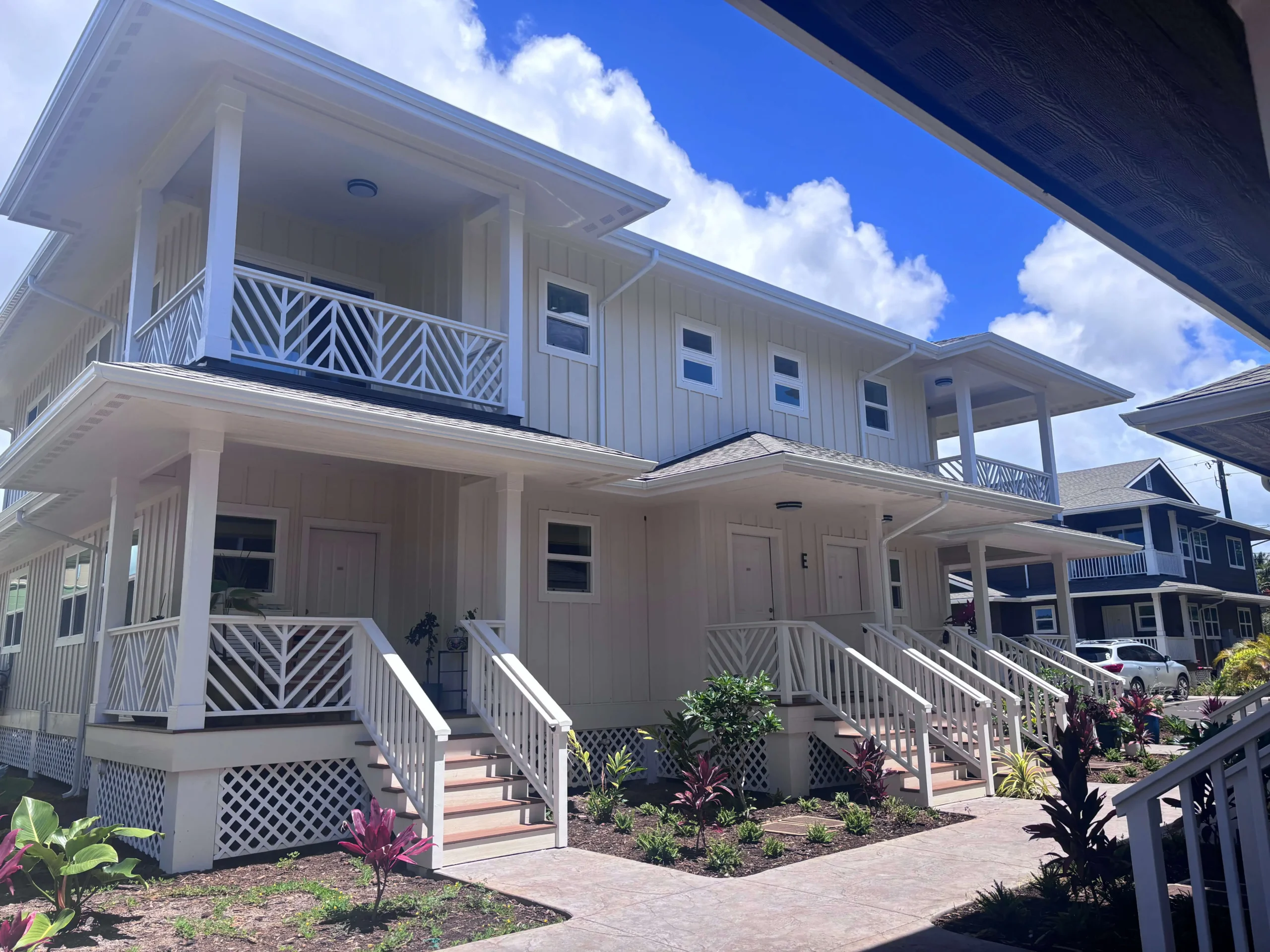 Occupied buildings at Koloa Village