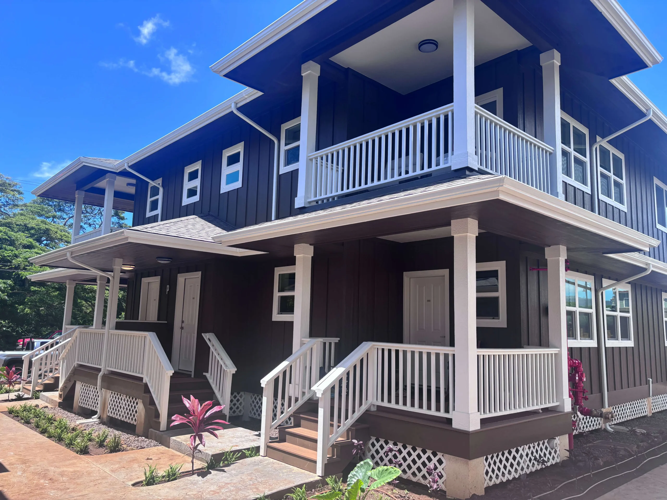 Occupied buildings at Koloa Village