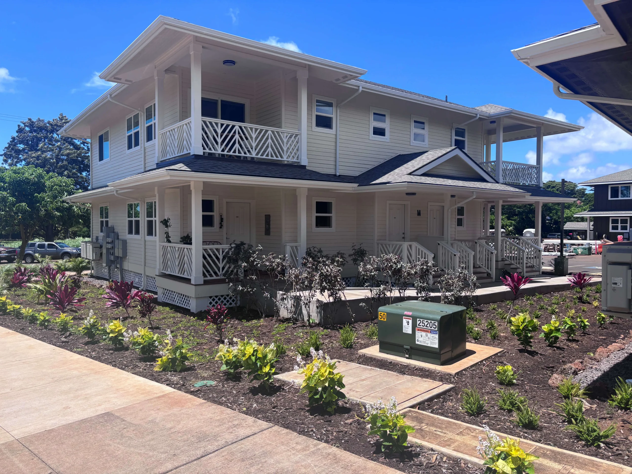 Occupied buildings at Koloa Village